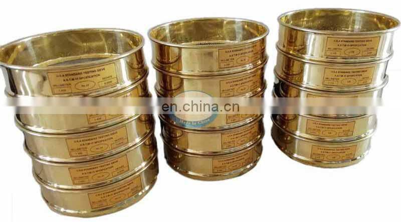Standard GI Frames Sieves Brass Test Sieve