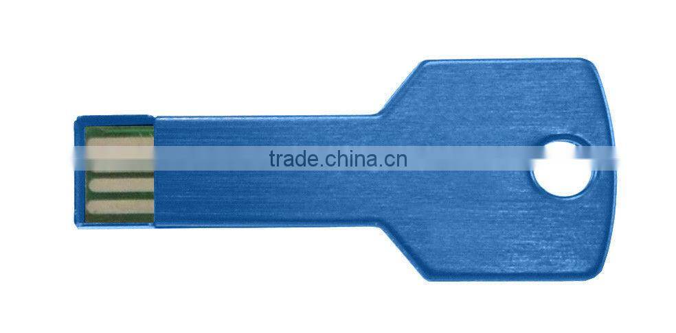 customized logo Metal Key USB2.0 1gb