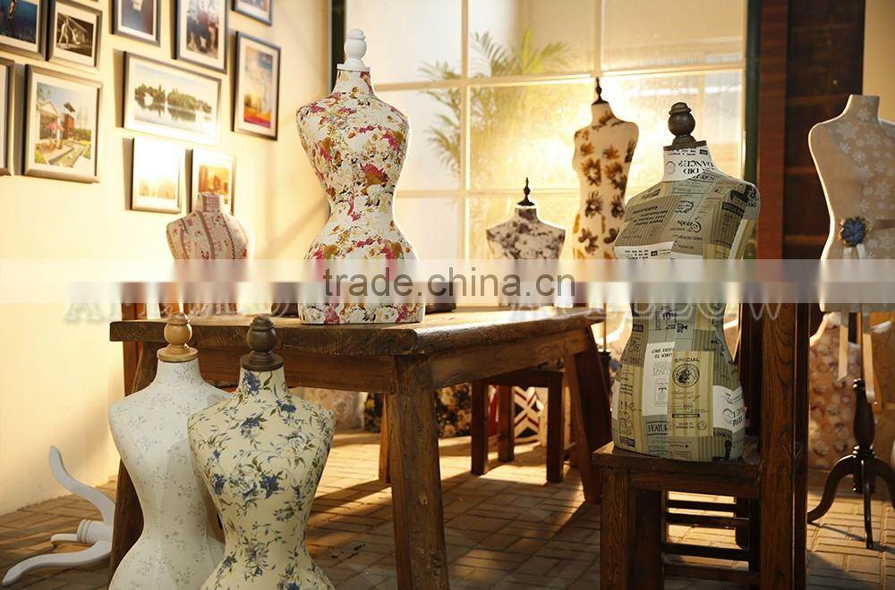 Adjustable Dress Form Mannequins Tailors Dummy Upper Body Female Mannequin for sale M003-BS02