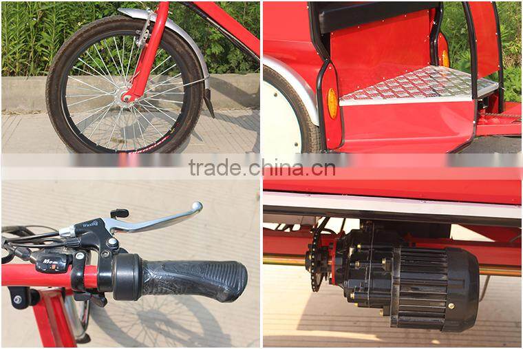 Traditional Electric Pedicab Rickshaw for Passengers