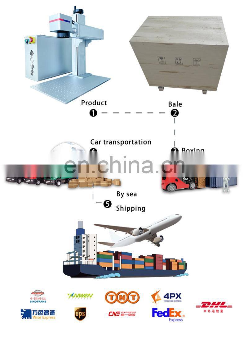 2021 Hot sale laser marking machine portable fiber 30w Raycus portable fiber laser marking machine