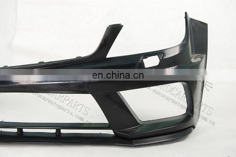 C-CLASS W204 C63 A style Sedan to Black Series style body kit 07~14y FRP front and rear bumpers side skirts fenders muffler