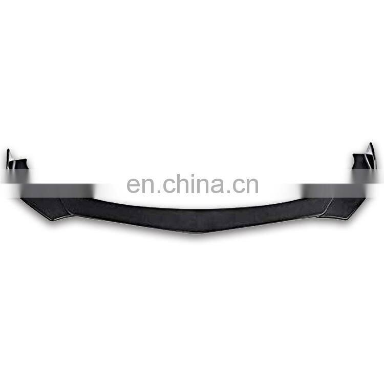 New matte black design arrives with body kit universal Accessory PP material Universal front bumper lip spoiler
