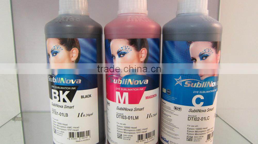 Inktec sublinova Kore sublimation ink for cotton fabric