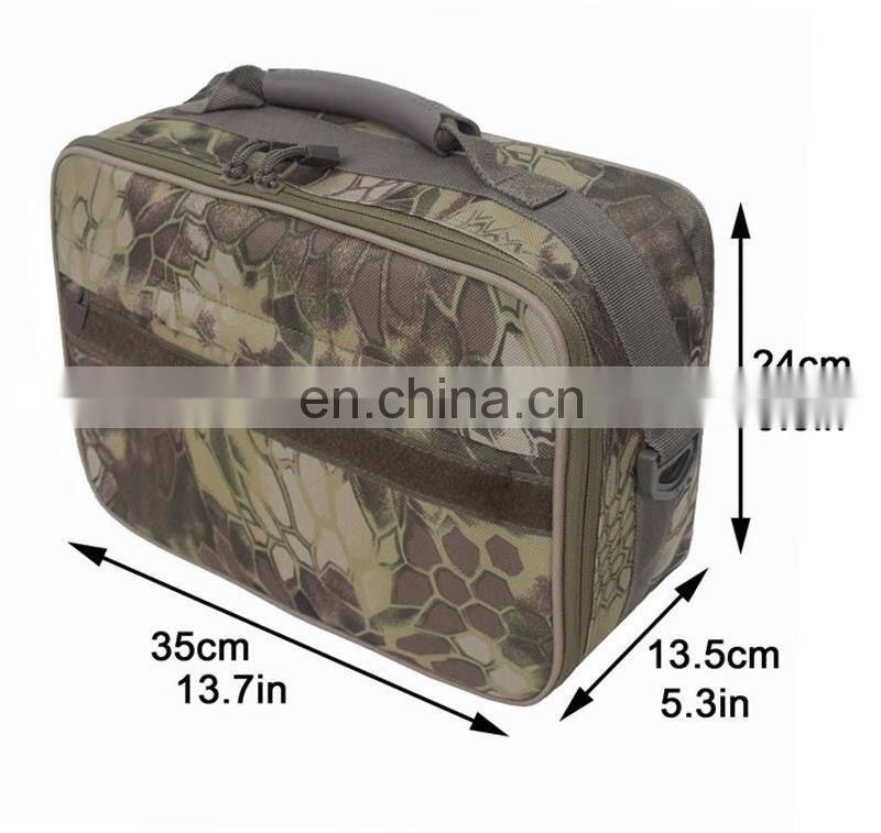 Large capacity Adjustable 6 Compartments Shoulder multi-pocket fishing reel fishing line box Fly Fishing Bag