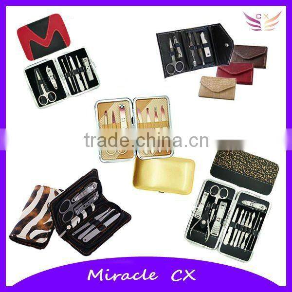 wallet design bag french manicure kit