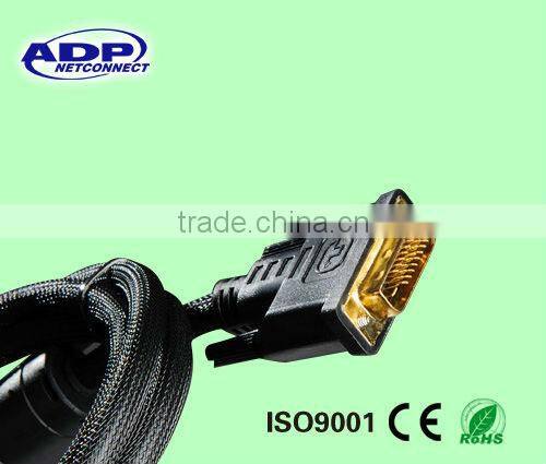 Hot sale Gold planted VGA Cable,rs232 to vga adapter