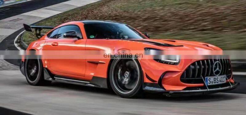 Runde Black Series For Mercedes-Benz Amg GT GTS GTR Upgrade BS Style FRP+Carbon Body Kit Front Rear Bumper Spoiler Fender Hood