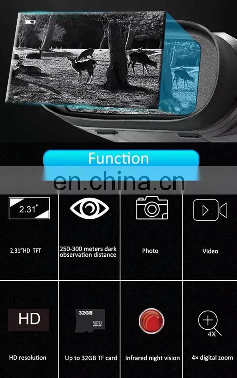 200-300 meters Night Vision NV3180 Infrared Digital Hunting Night Vision Scope binoculars