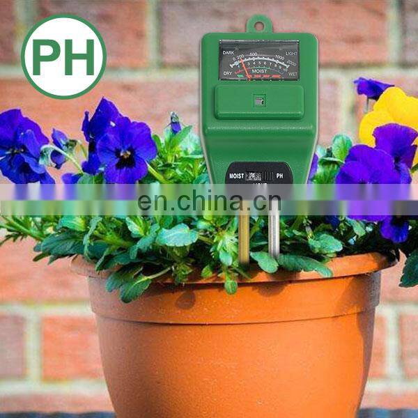 US Free Ship ALLOSUN ETP300C 3 in 1 Moisture Light Analog PH Meter Photometer Portable Hygrometer Acidimeter Garden Soil Tester