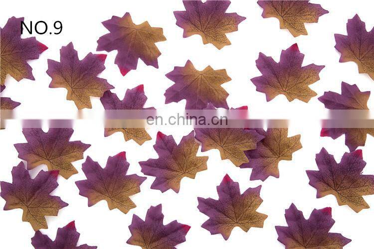 Fall Decor Garland Christmas 2021 Home Halloween Decorations Leaves Plastic Silk Artificial Maple Leaf