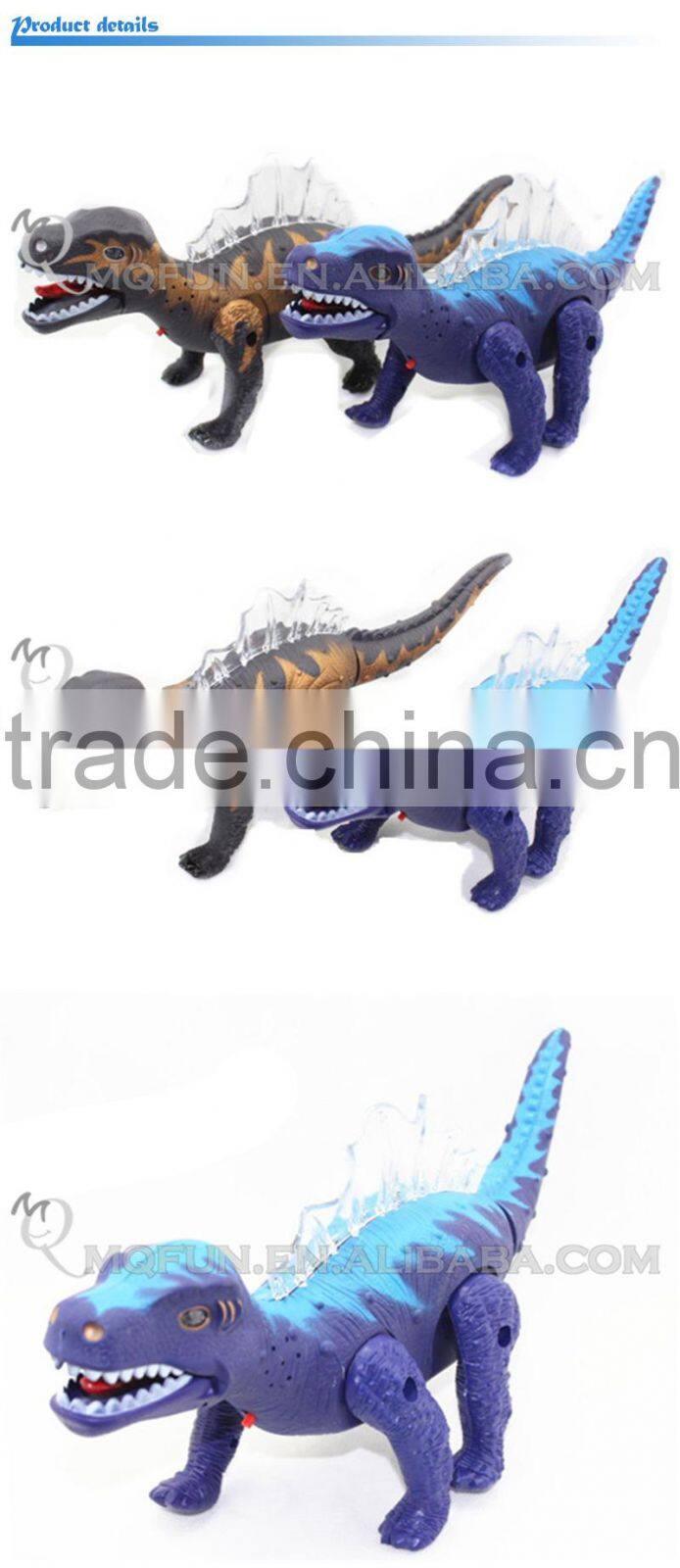 Mini Qute 40 cm plastic Godzilla Jurassic Park robot sound flash walk electronic dragon Dinosaur Pterosaur model toy NO.0693