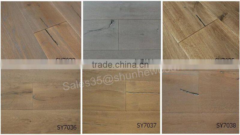 Wax oiled &Natural oiled Finished Engineered Oak Flooring