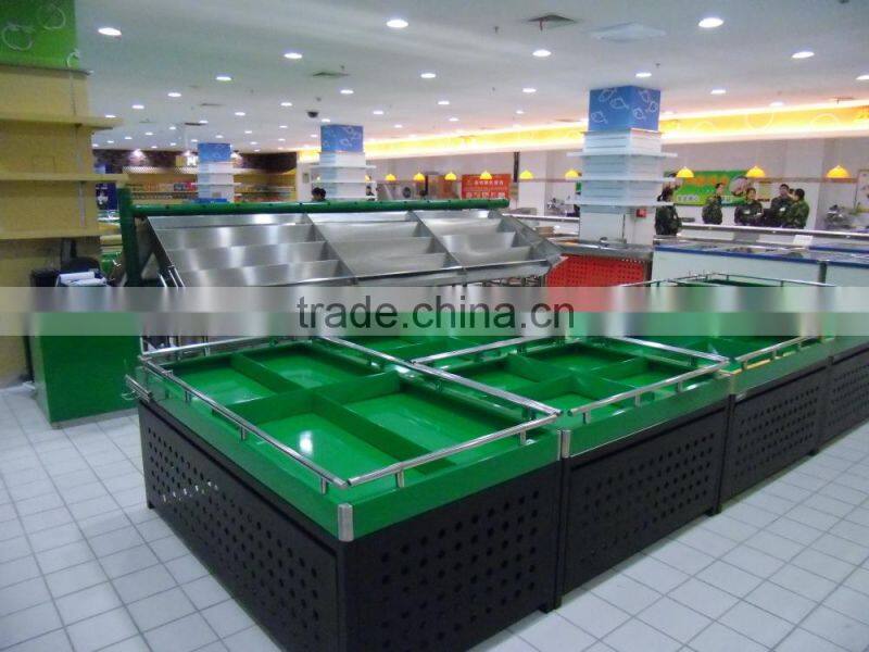 APEX supermarket vegetable and fruit display shelves