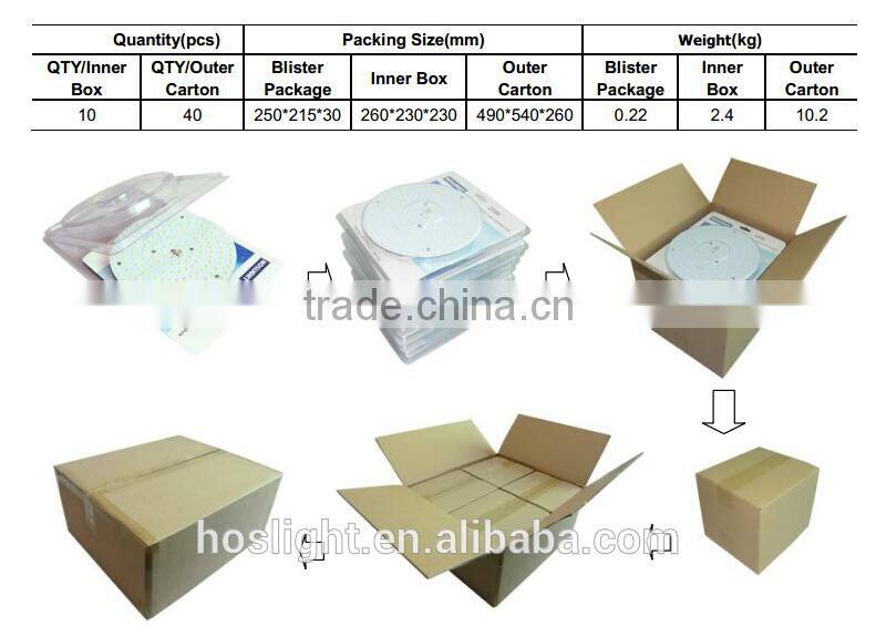 20W 1800 lm customized AC led PB board connecting AC230V directly replace 60-80W 2D/CFL lamp