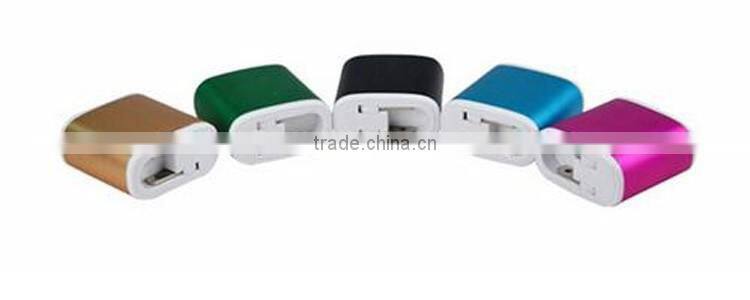 Mobile phone accessories manufacturer foldable dual 2 port usb charger, portable low price china wall usb Charger with IC chip