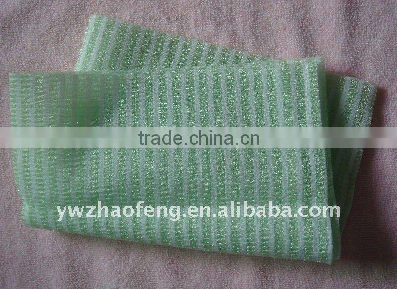 2016 Newest nylon bath towel exfoliating body wash cloth
