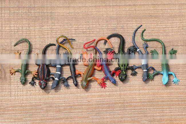 2016 DIY plastic gecko wall decor for Micro Landscape