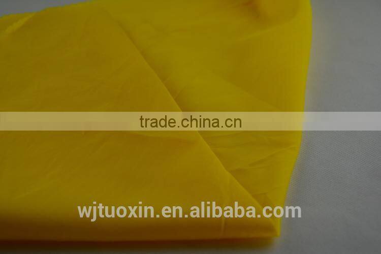 210T ripstop polyester waterproof child raincoat fabric soft smooth tough material