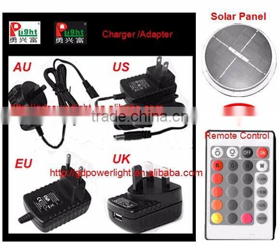 New Solar Illumination PE plastic Flower pot with Solar LED light YXF-1650AS