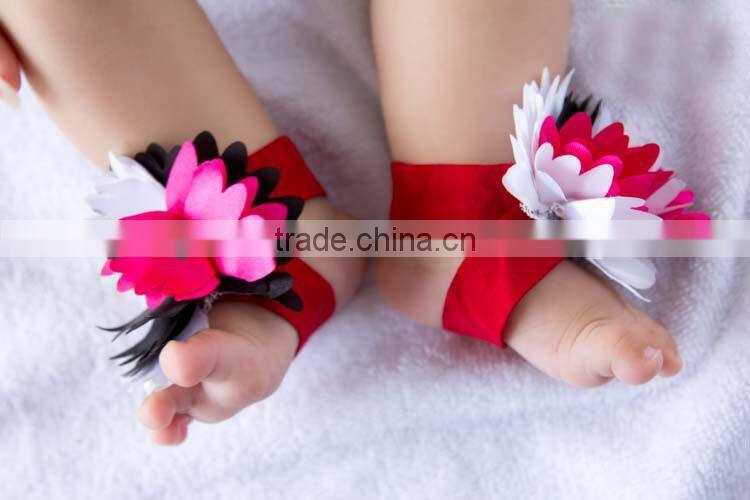 lovely baby barefoot sandals.hot sale,gift 2014