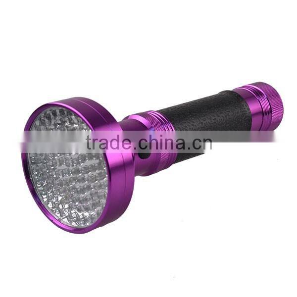 100 LED New Design UV Blacklight 5w Long Range UV Flashlight Blacklight