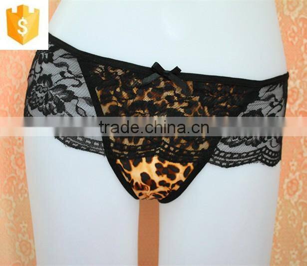 french lace panties leopard print sexy women lingerie