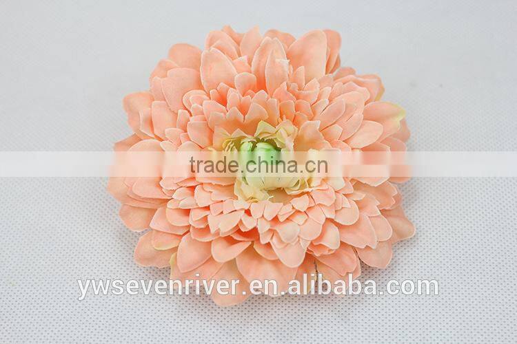 Simulation qianceng chrysanthemum chrysanthemum 10 centimeters flower heads flower DIY hair accessory bag hat Shoes decorative f