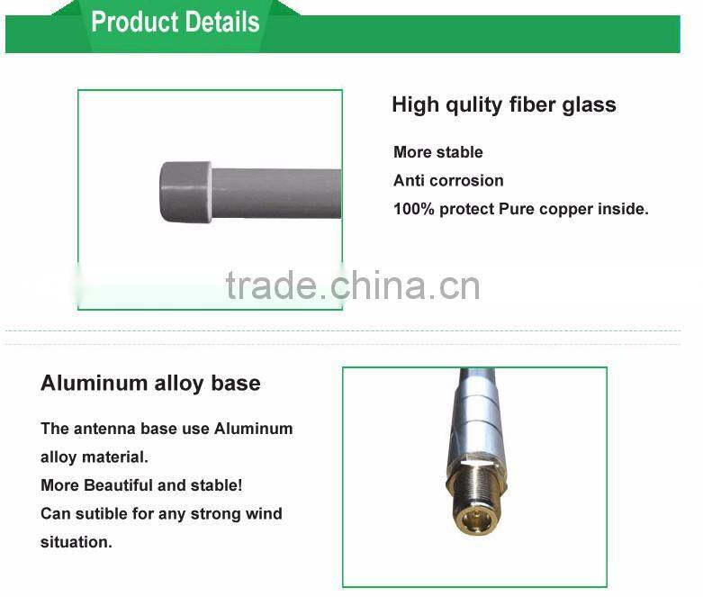 Hot sale!! 5.8ghz antenna polarized outdoor fiberglass antenna 15dBi 5.8G wlan repeater base omni antenna 15dBi