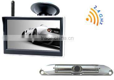 DW-5000 digital wireless rearview system 5inch digital LCD monitor, strong/stable signal, protect your privacy