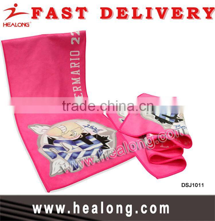 factory price environment-friendly soft custom microfiber printed bath towel