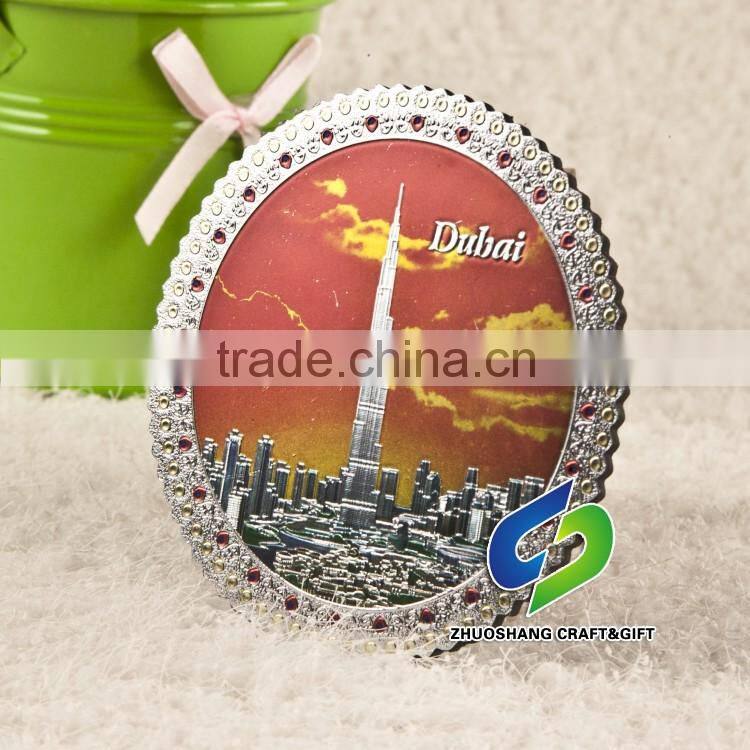 glass butterfly magnet for home decoration