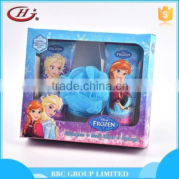 BBC Frozen Gift Sets OEM 001 Popular design kids mild bath set body wash italian shampoo