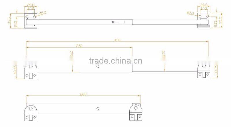 Heavy Duty Industrial Furniture Extension Door Desk Table Bed Sofa Metal Adjustable Angle Height Hinge