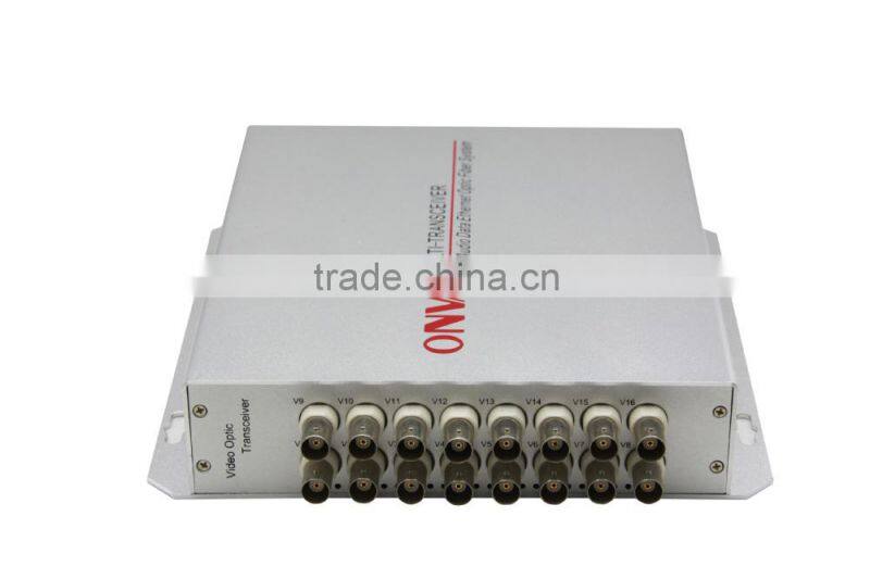 promote and outdoor product 16 Channel Video Fiber Optic Transmitter and Receiver