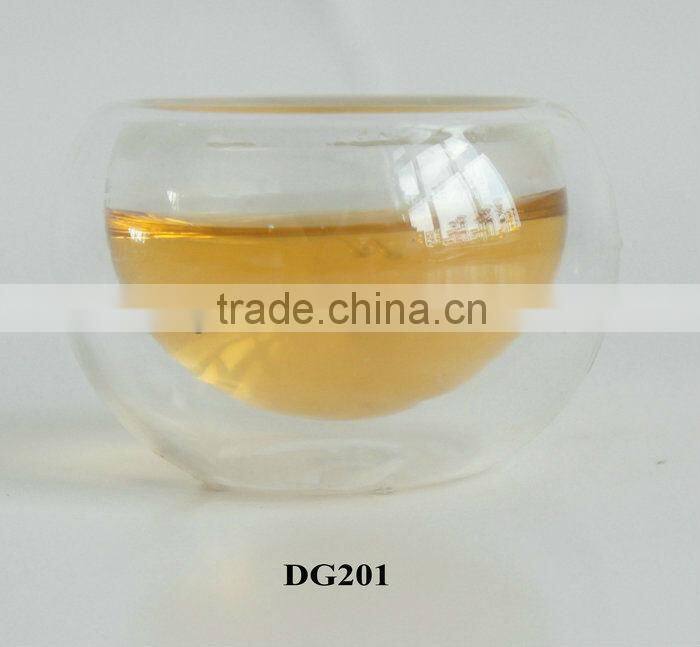 High-quality double wall glass cup,unbreakable glass cups