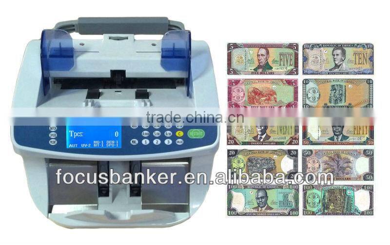 (Good Price ! )Heavy Duty Cash Counter / Currency Counter for many currency including Liberian dollar(LRD)