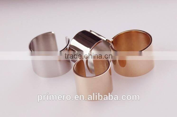 Fashion width ring jewelry smooth open cuff finger ring for women The Master's Sun