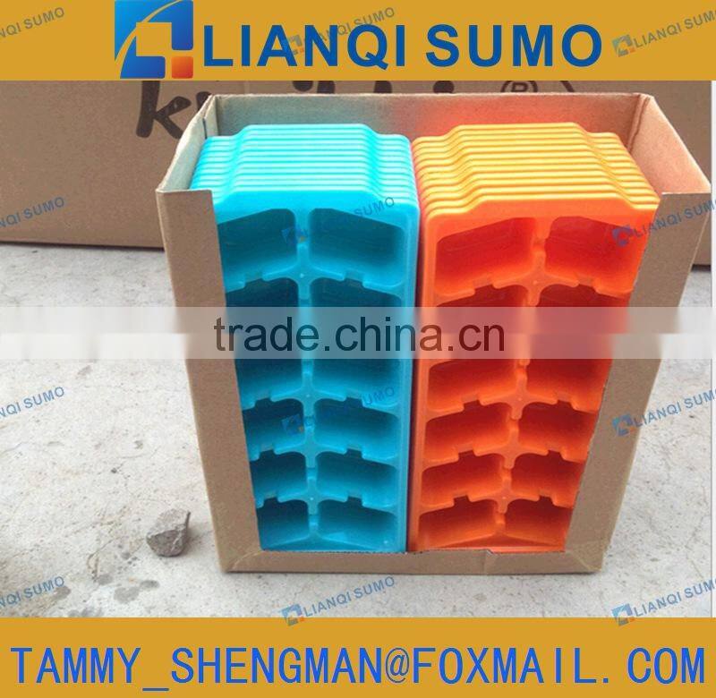 FDA Food Grade plastic ice cube tray mould with PP Colourful