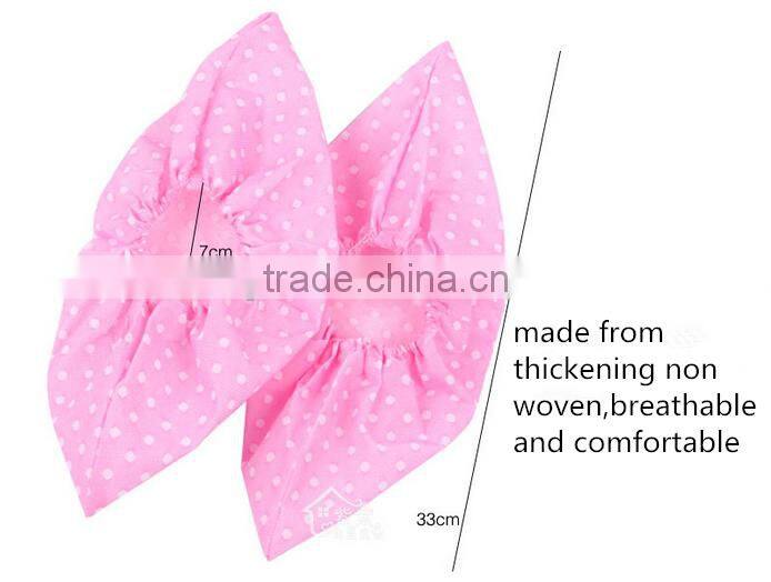 dust prevention non woven shoe cover with print