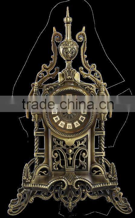 Hot selling wood floor mat alarm clock with pendulum