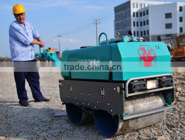 For sale good quality diesel engine electric start mini road roller price are reasonable