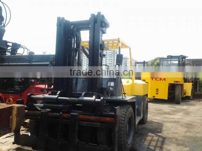 Used/Secondhand TCM 10ton forklift FD100 | used 10ton forklift | old/half new forklift 10 ton
