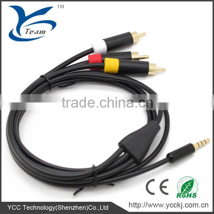 factory price video game accessories cable for xbox 360 E av cable