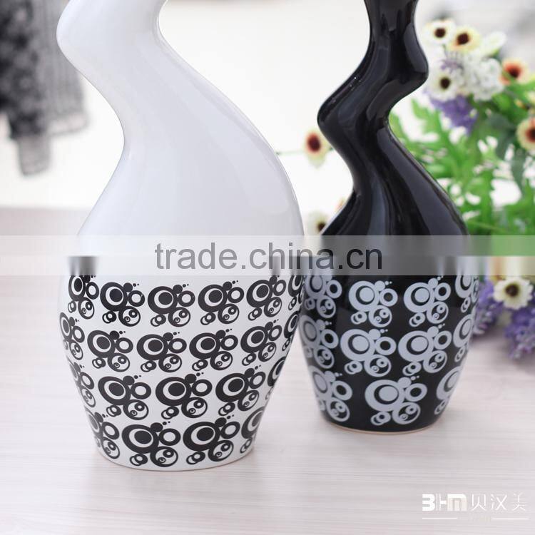 hand painted fashion cheap modern vases for home deco