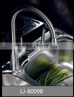 Single lever stainless steel 304 kitchen mixer tap