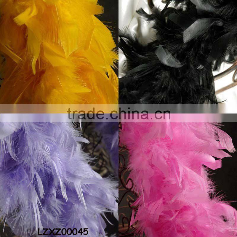 Fluffy turkey feather ruff boa LZYJ09