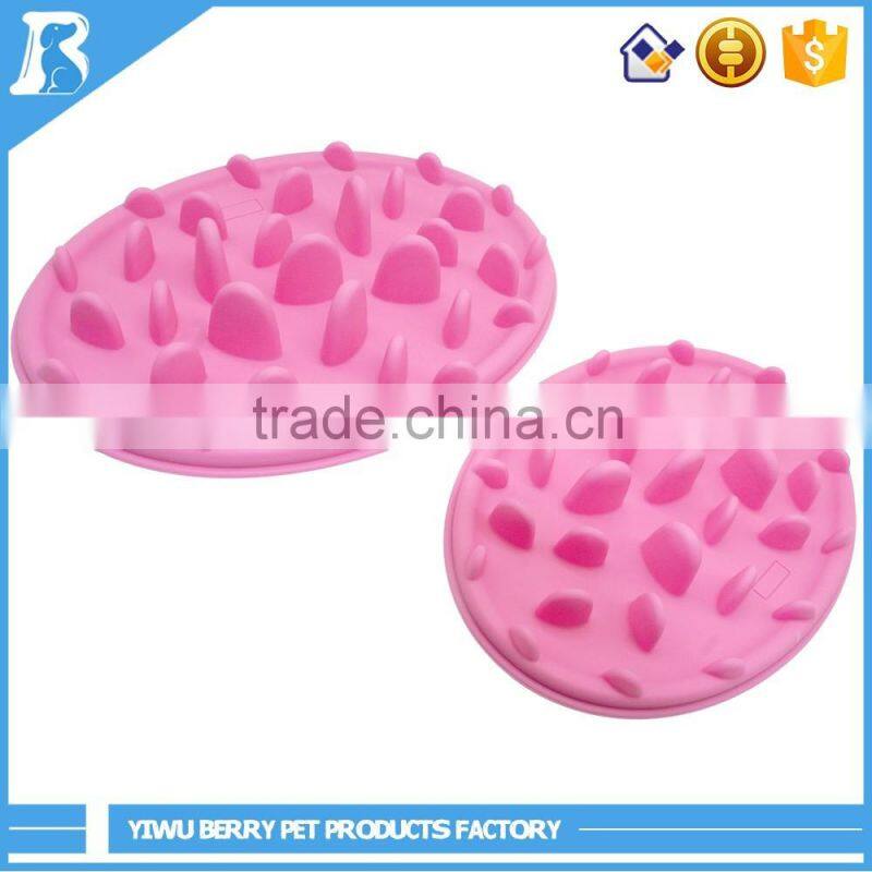 Gold Supplier China No Slip Slow Eating pet feed bowl