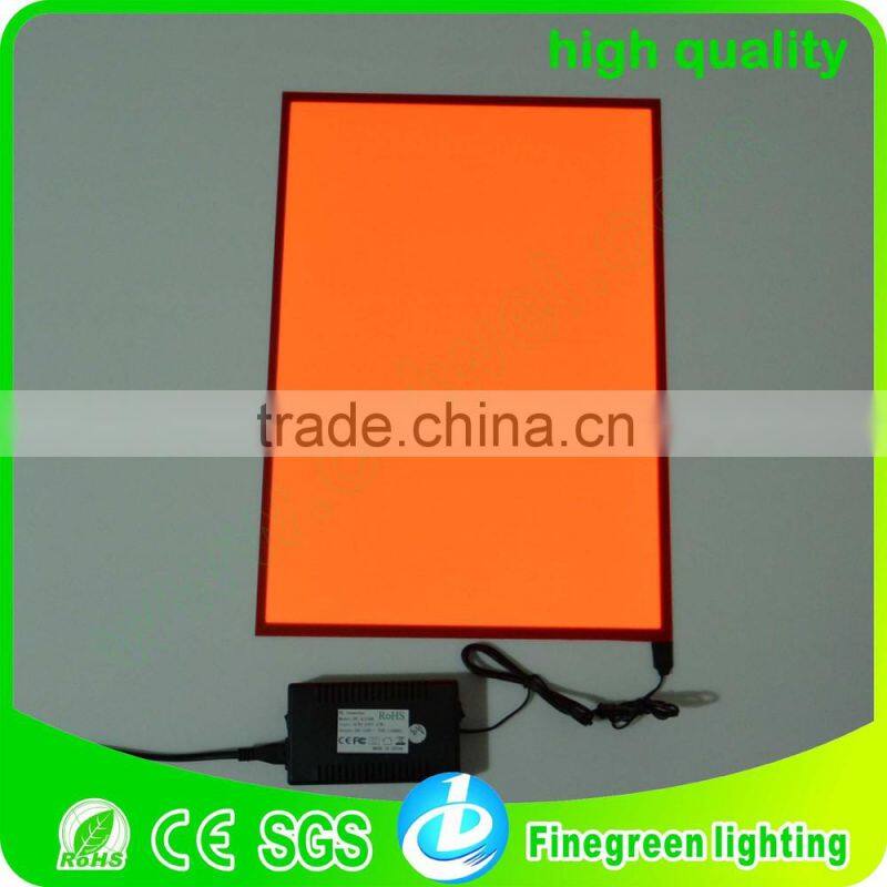 A0,A1,A2,A3,A4 standard sizes of el backlight,surper thin el backlight,pure red color of el backlight,warranty el backlight