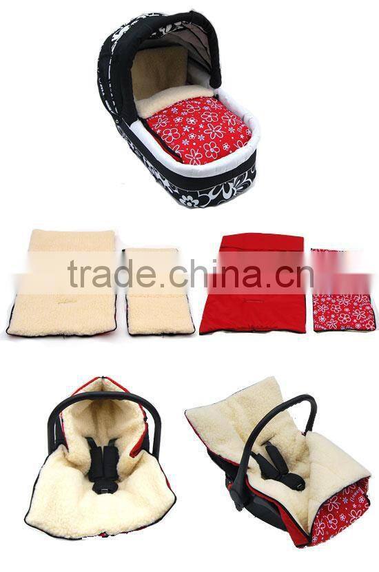 Outdoor European style comfortable kids Lamb plush fleece sleeping bags